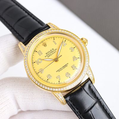 Rolex Stainless Steel 9015  Waterproof Gold White 40mm Watch Rolex glidelock clasp for sale